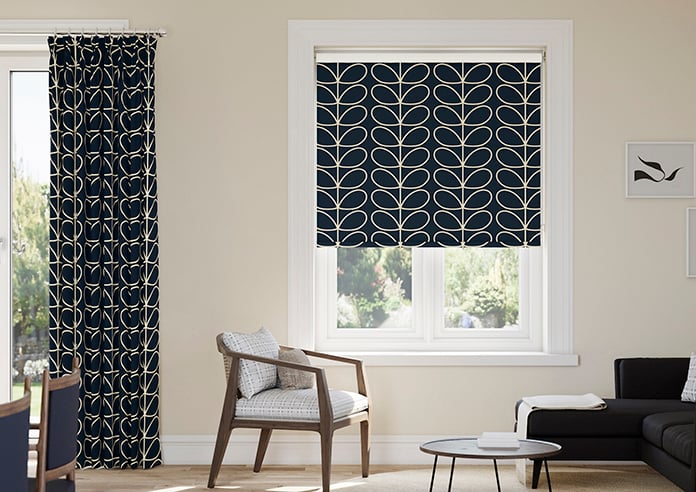 Orla Kiely Jumbo Linear Stem, Whale - Twist&Fit Roller Blind - Image 3